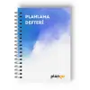 Mavi Suluboya Günlük Planlayıcı Defter -  Ders Çalışma Planlayıcı Defteri - Planlama Defteri