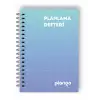 Mavi Çizgiler Günlük Planlayıcı Defter -  Ders Çalışma Planlayıcı Defteri - Planlama Defteri