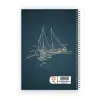 Gemi Spiralli Günlük Planlama Defteri - 100 Sayfa - 17x24 Planlayıcı Defter