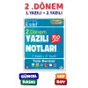 6. Sınıf Yazılı Notları 2. Dönem 1 ve 2. Yazılı - Tonguç Yayınları