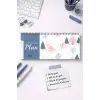 Tarihsiz Spiralli Haftalık Masaüstü Planlayıcı - AĞAÇ - 10x30 cm Plango