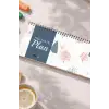 Tarihsiz Spiralli Haftalık Masaüstü Planlayıcı - AĞAÇ - 10x30 cm Plango