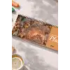 Tarihsiz Spiralli Haftalık Masaüstü Planlayıcı - TABLO - 10x30 cm Plango