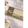 Tarihsiz Spiralli Haftalık Masaüstü Planlayıcı - İSTANBUL BOĞAZI - 10x30 cm Plango