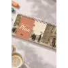 Tarihsiz Spiralli Haftalık Masaüstü Planlayıcı - ANKARA - 10x30 cm Plango
