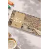 Tarihsiz Spiralli Haftalık Masaüstü Planlayıcı - İZMİR - 10x30 cm Plango