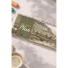 Tarihsiz Spiralli Haftalık Masaüstü Planlayıcı - SAKARYA - 10x30 cm Plango
