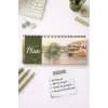Tarihsiz Spiralli Haftalık Masaüstü Planlayıcı - ESKİŞEHİR - 10x30 cm Plango