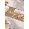 Tarihsiz Spiralli Haftalık Masaüstü Planlayıcı - MARDİN - 10x30 cm Plango