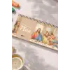 Tarihsiz Spiralli Haftalık Masaüstü Planlayıcı - SON AKŞAM YEMEĞİ - 10x30 cm Plango