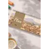 Tarihsiz Spiralli Haftalık Masaüstü Planlayıcı - ADANA - 10x30 cm Plango