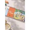 Tarihsiz Spiralli Haftalık Masaüstü Planlayıcı - BİR PAZAR GÜNÜ - 10x30 cm Plango