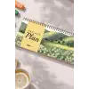 Tarihsiz Spiralli Haftalık Masaüstü Planlayıcı - PAPATYA - 10x30 cm Plango