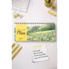 Tarihsiz Spiralli Haftalık Masaüstü Planlayıcı - PAPATYA - 10x30 cm Plango