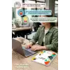 Beyaz Kareler Günlük Planlama Defteri - 100 Sayfa - 17x24 Planlayıcı Defter