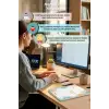 Suluboya Çiçek Spiralli Günlük Planlama Defteri - 100 Sayfa - 17x24 Planlayıcı Defter