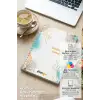 Suluboya Çiçek Spiralli Günlük Planlama Defteri - 100 Sayfa - 17x24 Planlayıcı Defter