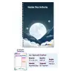 Ay ve Bulutlar Spiralli Günlük Planlama Defteri - 100 Sayfa - 17x24 Planlayıcı Defter
