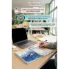 Mavi Balina Spiralli Günlük Planlama Defteri - 100 Sayfa - 17x24 Planlayıcı Defter