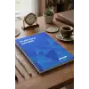 Mavi Işıklar Günlük Planlayıcı Defter - Ders Çalışma Planlayıcı Defteri - Planlama Defteri