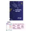 Mavi Üçgenler Günlük Planlayıcı Defter -  Ders Çalışma Planlayıcı Defteri - Planlama Defteri