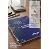 Mavi Üçgenler Günlük Planlayıcı Defter -  Ders Çalışma Planlayıcı Defteri - Planlama Defteri