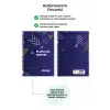 Mavi Üçgenler Günlük Planlayıcı Defter -  Ders Çalışma Planlayıcı Defteri - Planlama Defteri