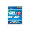 9. Sınıf Yazılı Notları ve Denemeleri 1. DÖNEM  - Tonguç Yayınları