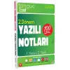7. Sınıf Yazılı Notları 2. Dönem 1 ve 2. Yazılı - Tonguç Yayınları