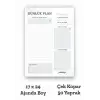 Plango Siyah - Beyaz Çek Kopar Günlük Planlayıcı - Ders Çalışma Planlayıcı
