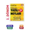 8. Sınıf Yazılı Notları 1. Dönem 1 ve 2. Yazılı Konu Özetli - Tonguç Yayınları