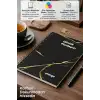 Siyah - Gold Günlük Planlayıcı Defter - Ders Çalışma Planlayıcı Defteri - Planlama Defteri
