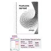 Siyah Girdap Günlük Planlayıcı Defter -  Ders Çalışma Planlayıcı Defteri - Planlama Defteri