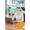 Turuncu Kareler Günlük Planlayıcı Defter -  Ders Çalışma Planlayıcı Defteri - Planlama Defteri