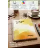 Sarı Suluboya Günlük Planlayıcı Defter -  Ders Çalışma Planlayıcı Defteri - Planlama Defteri