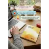Sarı Suluboya Günlük Planlayıcı Defter -  Ders Çalışma Planlayıcı Defteri - Planlama Defteri