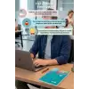 Turkuaz Kareler Günlük Planlayıcı Defter - Ders Çalışma Planlayıcı Defteri - Planlama Defteri