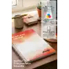 Turuncu Suluboya Günlük Planlayıcı Defter - Ders Çalışma Planlayıcı Defteri - Planla