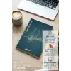Gemi Spiralli Spiralli Günlük Planlama Defteri - 100 Sayfa - 17x24 Planlayıcı Defter