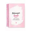 Motivasyon Ajandam PEMBE - Pastel Seri - Stickerlı - Tarihsiz - 160 Sayfa - Sert Kapak