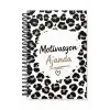 Motivasyon Ajandam SİYAH KAHVE - Pastel Seri - Stickerlı - Tarihsiz - 160 Sayfa - Sert Kapak
