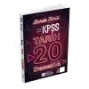 KPSS Tarih Tamamı Çözümlü 20 Bordo Deneme- Eğit Akademi