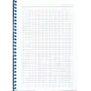 17x24 Spiralli Grafiti Desen Sert Kapak Defter (Kareli - 100 Yaprak) (1 ADET)