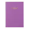 17X24 Thermo Deri Lüks Soft Defter LİLA (Kareli - 160 Sayfa)