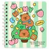 13,5 x 13,5 Spiralli Capybara Defter Serisi - HUNY (ÇİZGİLİ - 60 Yaprak)