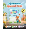Oluklu Alfabe Yazı Kitabı - Sihirli Uçan Kalem Hediyeli - Kabartmalı Yazı Defteri ile Alfabeyi Hızla Öğren