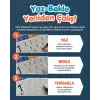 Oluklu SAYILAR Kitabı - Sihirli Uçan Kalem Hediyeli - Kabartmalı SAYI Defteri ile SAYILARI Hızla Öğren