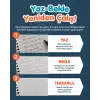 Oluklu Kitap Seti - Oluklu Alfabe - Oluklu Sayılar - Oluklu Güzel Yazı - Oluklu Çizgi - 4 Kitap