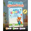 Oluklu Kitap Seti - Oluklu Alfabe - Oluklu Sayılar - Oluklu Güzel Yazı - Oluklu Çizgi - 4 Kitap
