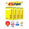 Optik Cevap Defteri SARI 80 Soru - A5 Boy (4 Adet - 200 Sayfa) Sınava Hazırlık Optik Form Defteri - Plango